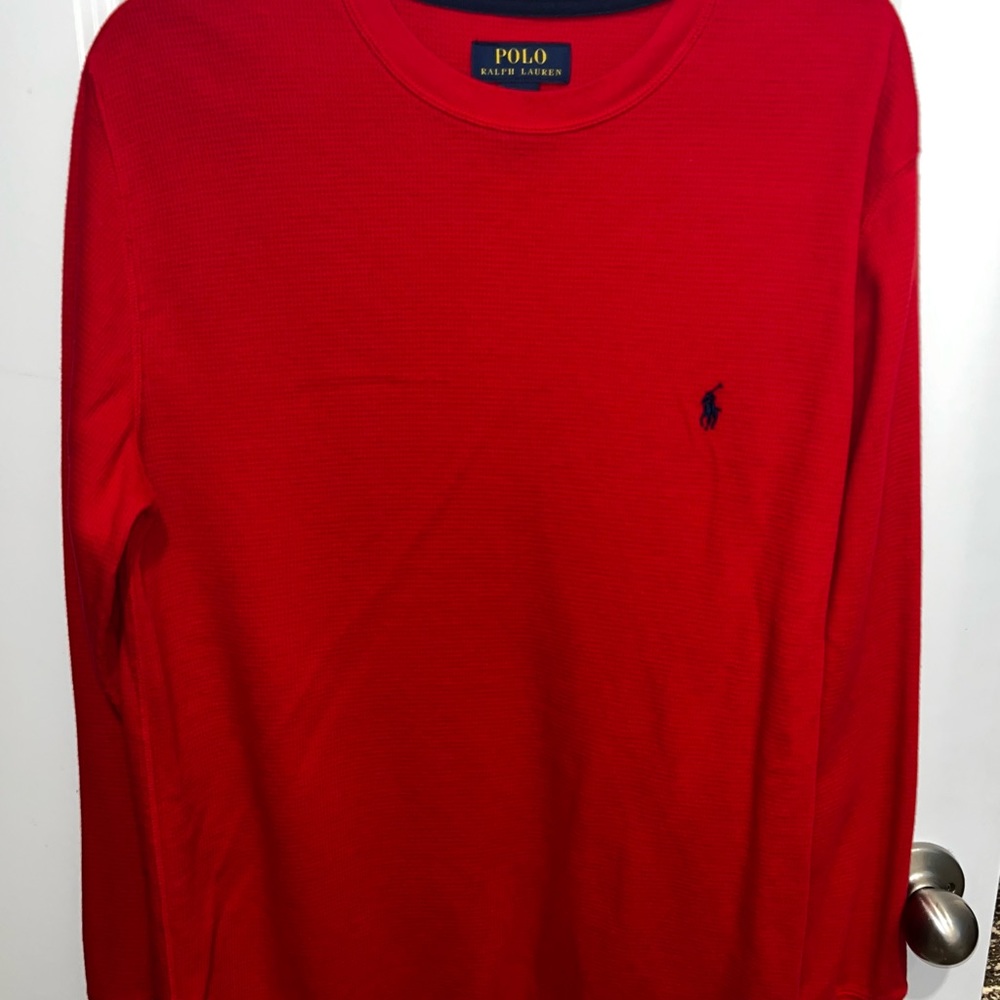 Polo Ralph Lauren waffle knit sleep shirt